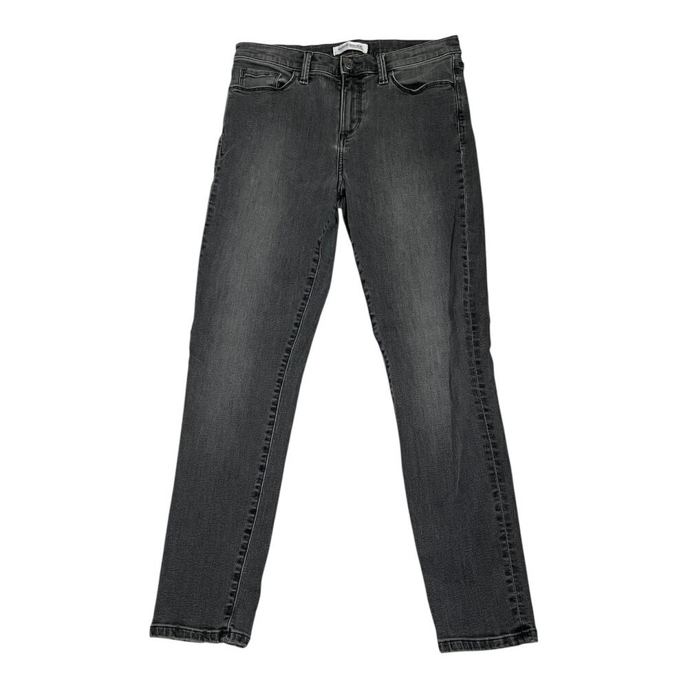Banana Republic Jeans Women's 29 Gray High Waist Skinny Ankle Denim Pants